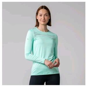5/$25 EUC Sz Small Level Wear Long Sleeve Top Pullover Stretch Mesh